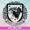 Emo Cowgirl Megan Moroney Logo SVG