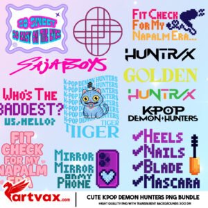 Huntrix K-Pop Demon Hunters PNG