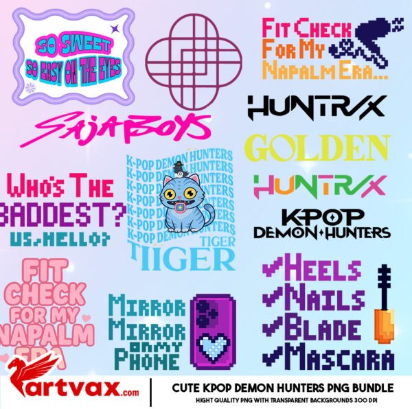 Huntrix K-Pop Demon Hunters PNG