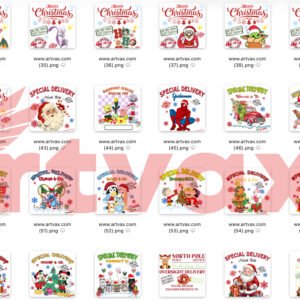 Santa Sack PNG Bundle