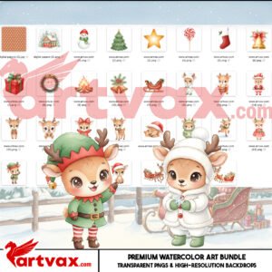 Christmas Reindeer Clipart