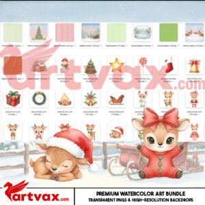 Christmas Reindeer Clipart