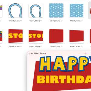 Toy Story Alphabet SVG PNG Bundle