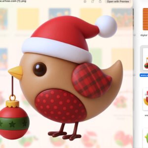 Christmas Birds Clipart