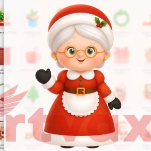 Santa Claus Clipart Bundle