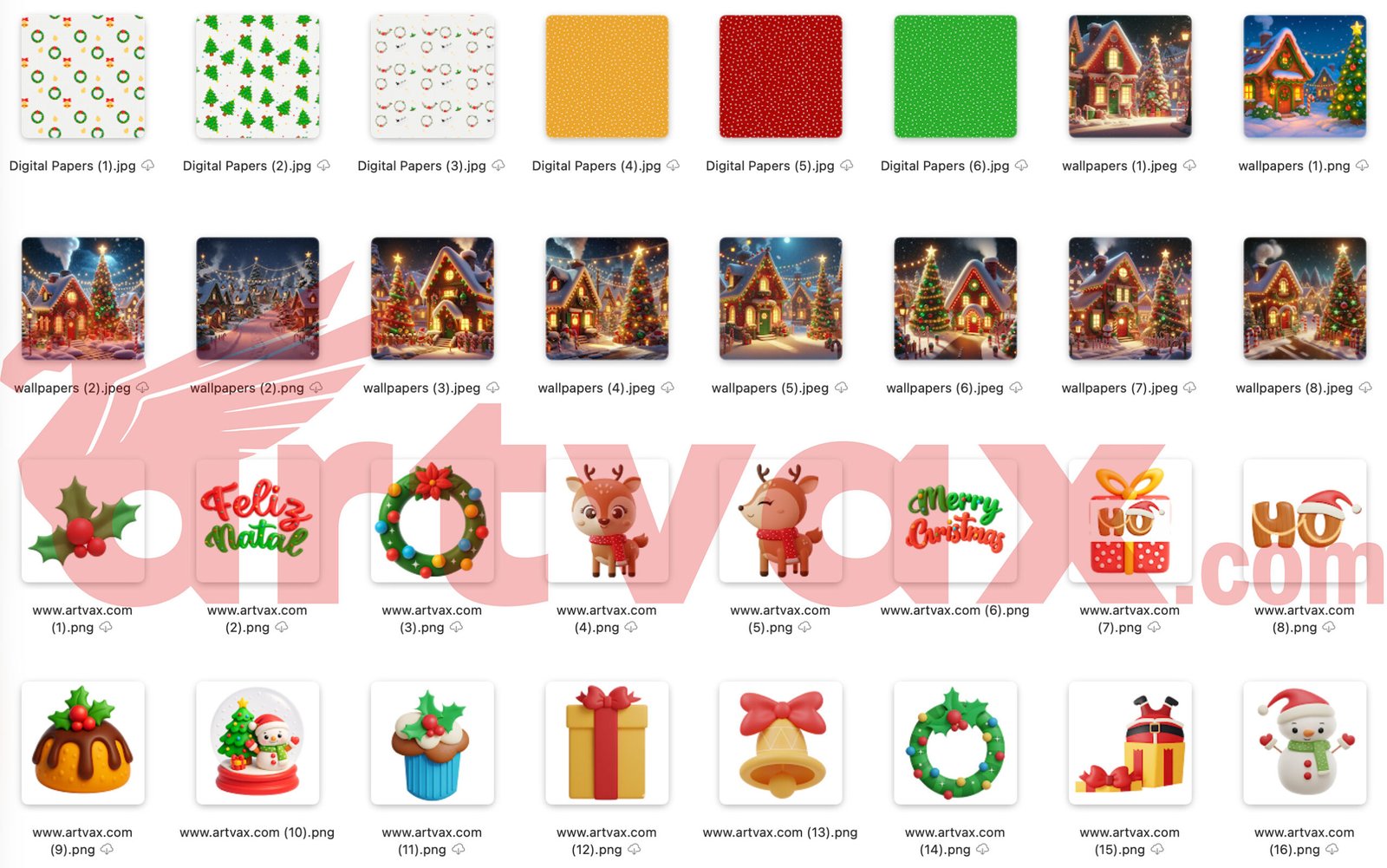 Santa Claus Clipart Bundle