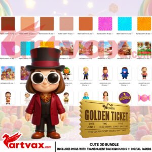 Willy Wonka Clipart Bundle