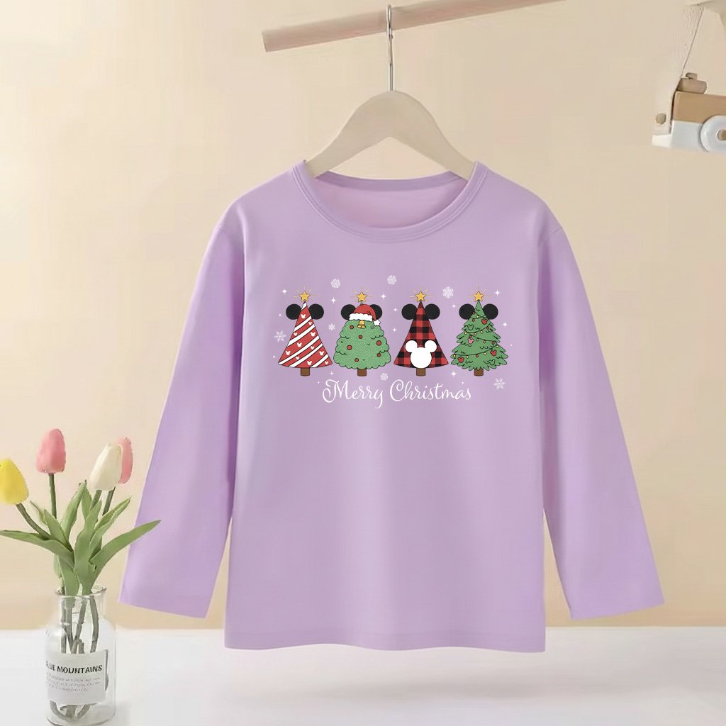 Mickey Christmas Trees PNG