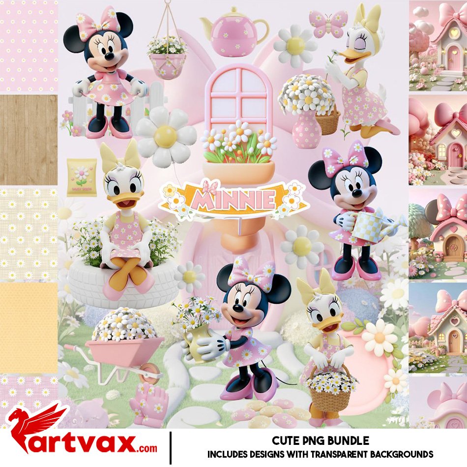 Minnie Mouse Daisy Clipart