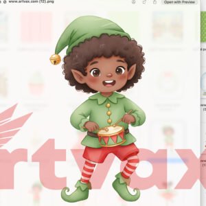 Christmas Elf Clipart Bundle