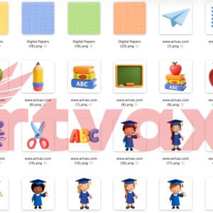 Graduation Clipart Bundle