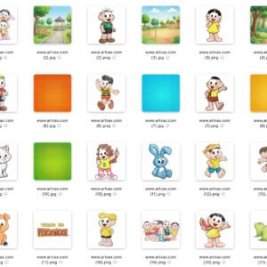 Watercolor Turma da Monica