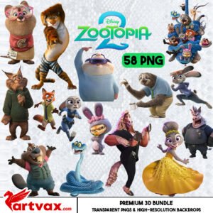 Zootopia 2 Clipart Bundle