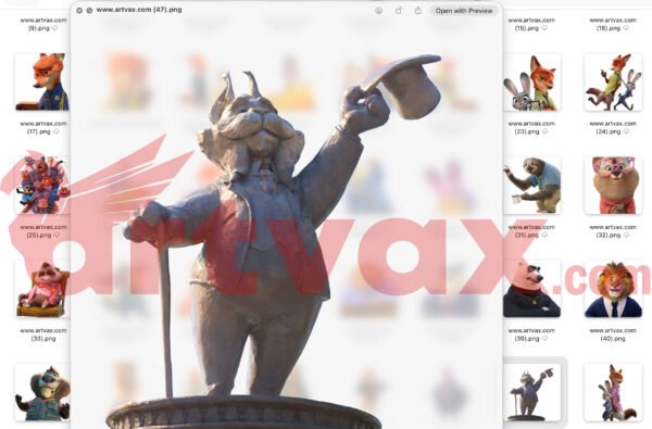 Zootopia 2 Clipart Bundle, Judy Hopps Nick Wilde 3D PNG, Gary Snake ...