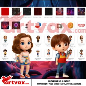 Stranger Things PNG Bundle