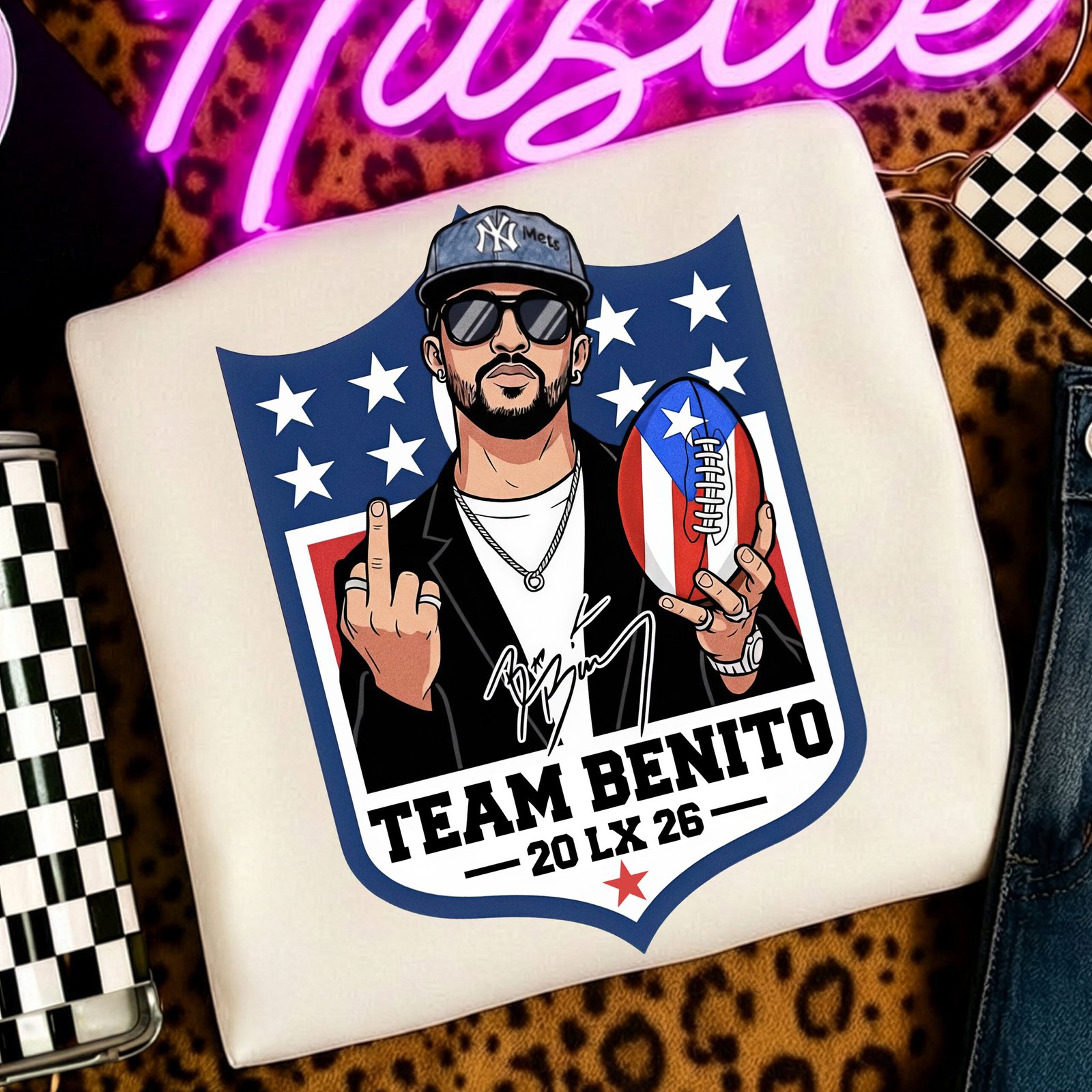 Team Benito Super Bowl LX PNG