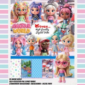 Avatar World PNG Clipart Bundle