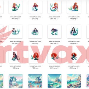 Mermaid Princess PNG Bundle
