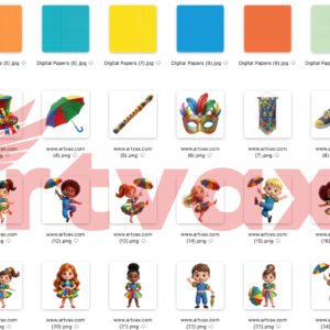 Frevo Carnival PNG Bundle