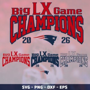 Big LX Game Champions 2026 SVG