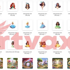 Princess PNG Bundle