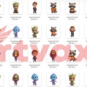Cute Guardians of the Galaxy PNG Bundle