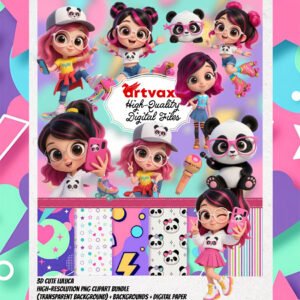 Cute Luluca PNG Bundle
