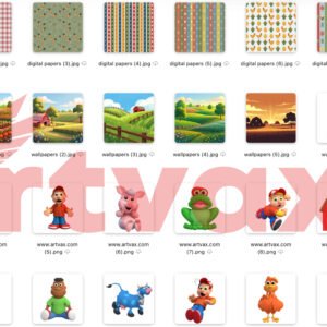 3D Cocoricó PNG Bundle