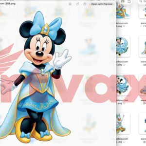 Royal Blue Mickey Mouse PNG Bundle