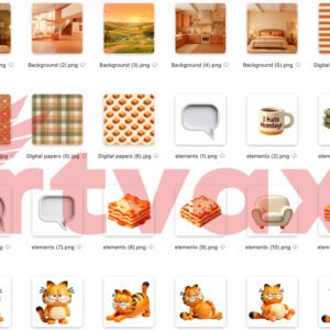 Garfield 3D PNG Bundle