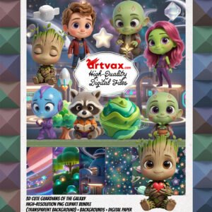 Cute Guardians of the Galaxy PNG Bundle