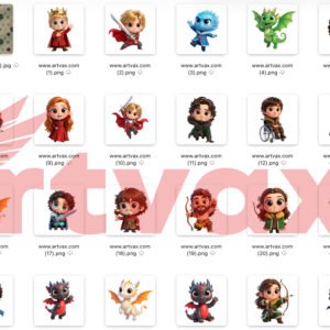 Cute Game of Thrones PNG Bundle