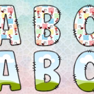 Doodle Fonts Canva Frame Bundle