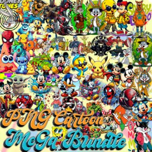 Cartoon Mega PNG Bundle