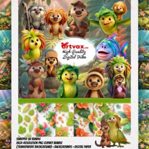 Swapped Movie Clipart Bundle