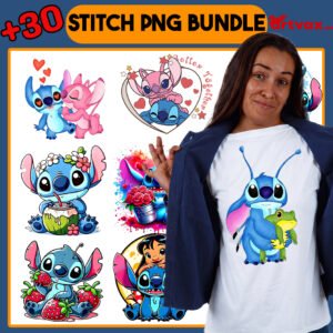Stitch PNG Bundle