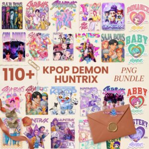 KPop Demon Hunters PNG Bundle
