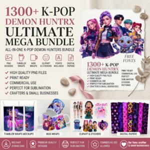 KPop Demon Hunters PNG Bundle