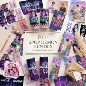 KPop Demon Hunters PNG Bundle