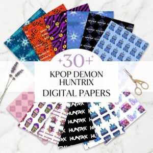 KPop Demon Hunters PNG Bundle