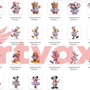 3D Magical Circus PNG Bundle