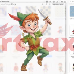 Watercolor Royal Princes PNG Bundle