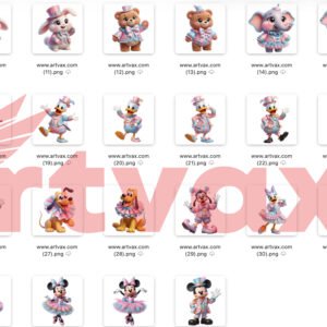 Sweet Cherry Girls PNG Bundle