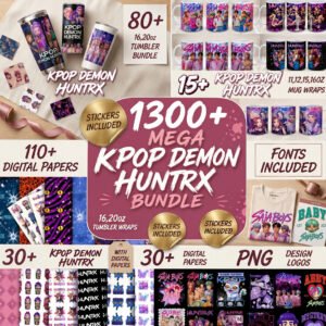 KPop Demon Hunters PNG Bundle