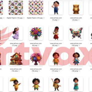 Alternative view of Encanto PNG bundle, Clipart, Cake toppers, birthday shirts, Encanto Nursery Decor Digital Download
