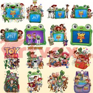 Alternative view of 2000+ New Toy Story 5 PNG Bundle, 3D Woody Buzz Lightyear Clipart, Jessie PNG,Alphabet, Toy Story Birthday Shirt Design, Toy Story Clipart