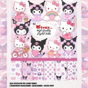 Hello Kitty PNG Bundle