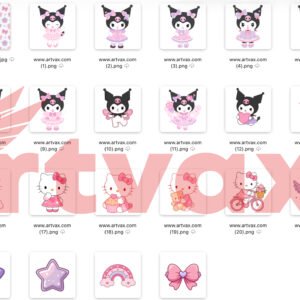 Hello Kitty PNG Bundle