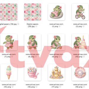 Sea Turtle PNG Bundle