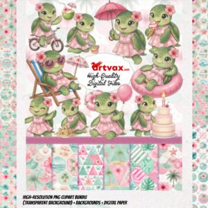 Sea Turtle PNG Bundle